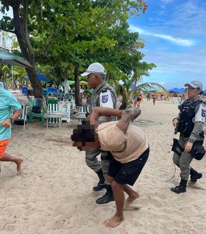 Homem tenta praticar homicídio e é preso na Ponta Verde