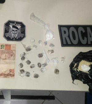 Homem é preso em flagrante por tráfico de drogas em Penedo
