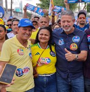 Arthur Lira participa de caminhada e recebe apoio em Matriz do Camaragibe