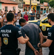 Suspeito de roubo é agredido por populares e preso no Poço, em Maceió