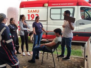 Curso de Suporte Básico de Vida capacita mais 40 socorristas do Samu Alagoas