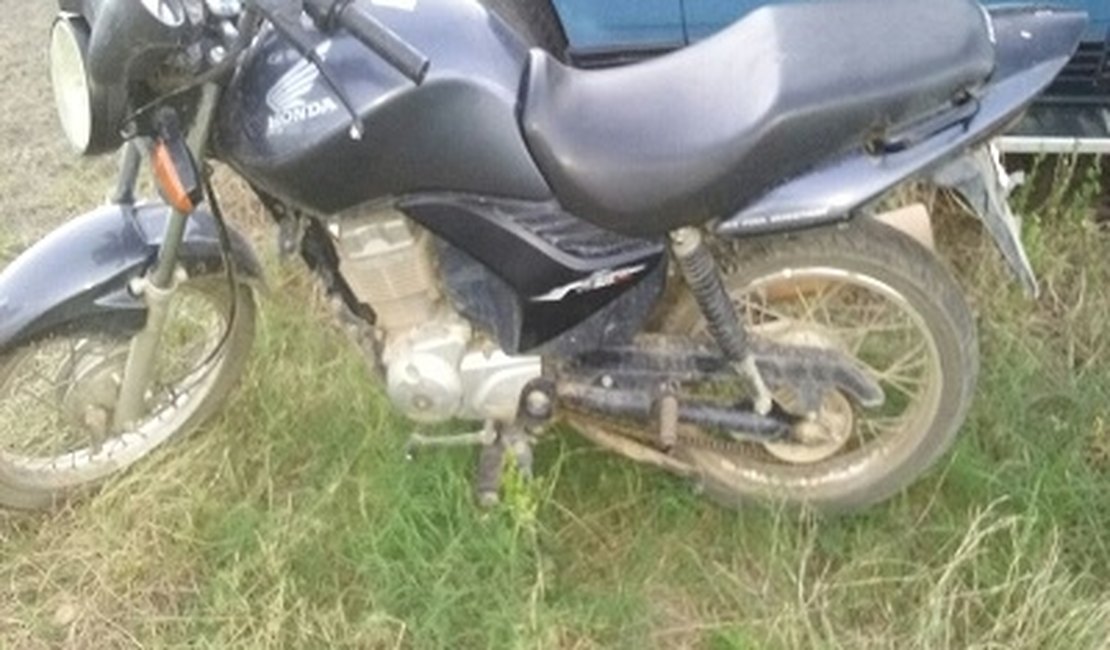 Operação do 2º BPM recupera motocicleta roubada em União dos Palmares