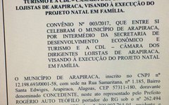 Prefeitura de Arapiraca tem convênio milionário com servidora comissionada