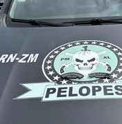 Polícia apreende pistola no carro de homem em Novo Lino