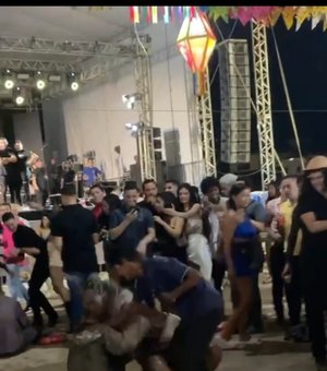 Dupla briga após fim dos shows de São João em Arapiraca