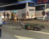 Motociclista morre após ser atingido por carro em alta velocidade em semáforo na parte alta de Maceió