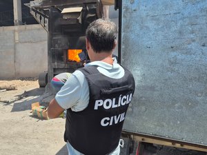 Polícia Civil incinera mais de uma tonelada de drogas apreendidas na Grande Maceió