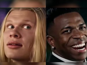Haaland reage a meme de Vini Jr. com 'As Branquelas': 'Precisamos recriar'