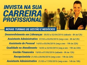 Senac abre matrículas para cursos na área de Gestão e Negócios