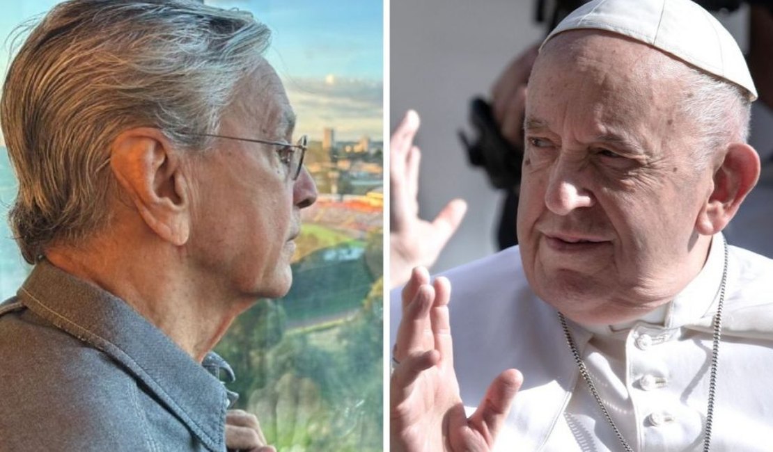 Caetano Veloso recebe convite do Papa Francisco para evento no Vaticano