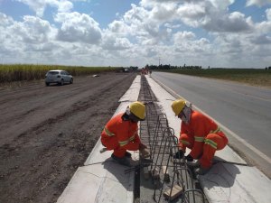 Terceiro trecho da duplicação Maceió-Arapiraca tem 30% dos serviços concluídos