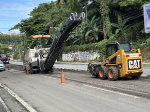 Obras de requalificação de principais corredores de transportes chegam à Avenida Afrânio Lages