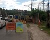 Novo vazamento em rede da BRK provoca interdição no bairro de Bebedouro