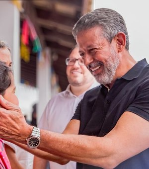 Arthur Lira viabiliza obra da AL-485, que já atinge 60% de execução