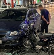 Motorista embriagado avança sinal vermelho, provoca acidente e é preso em Arapiraca