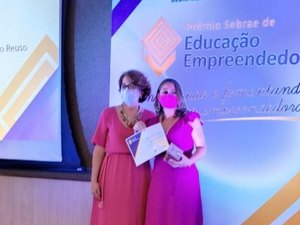 Escola de Palmeira dos Índios concorre a prêmio nacional em projeto do Sebrae Educação Empreendedora