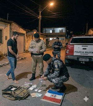 Suspeito tenta fugir da polícia, mas é preso com drogas no Trapiche da Barra