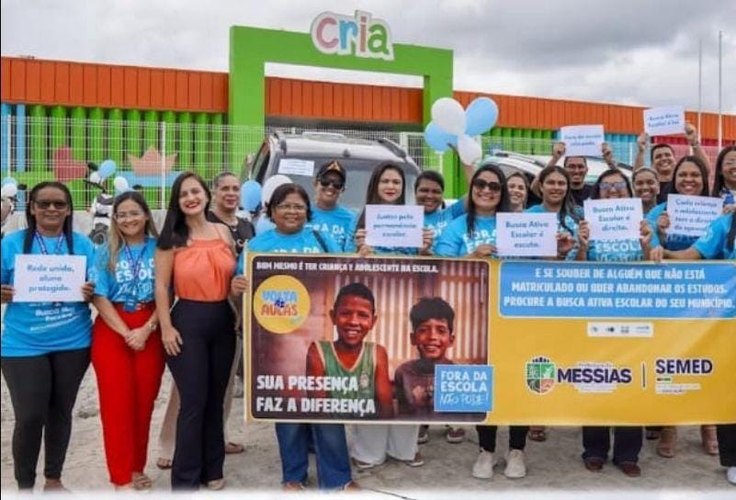 Em pleno carnaval, Secretaria Municipal de educação de Messias promove campanha Busca Ativa Escolar