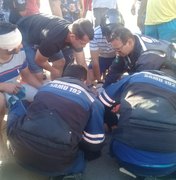 Colisão entre carro e moto deixa dois feridos em Arapiraca