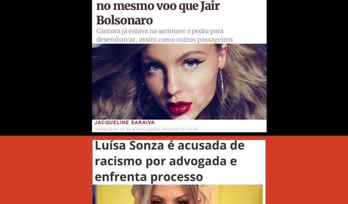 Filho de Bolsonaro surpreende e ataca Luísa Sonza com notícia de 2018