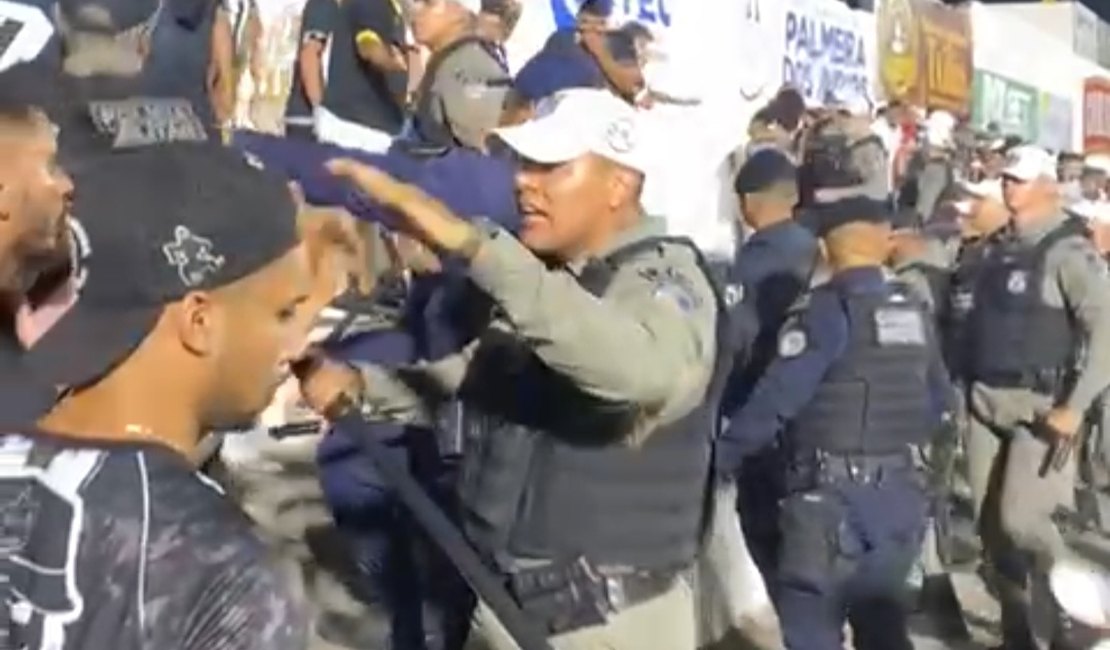 Prefeitura de Palmeira diz que não houve excessos da Guarda Municipal e Polícia Militar na ação para conter briga entre torcedores alvinegros