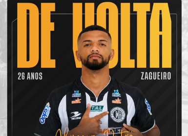 ASA anuncia retorno do zagueiro Alysson Dutra para reforçar defesa