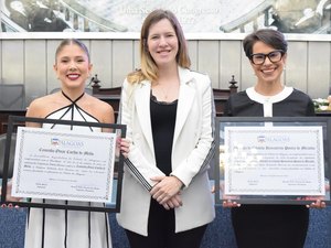 Cibele Moura entrega comendas a Gabriela Tavares e Karoline Beserra e exalta protagonismo feminino na área jurídica