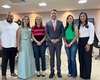 Prefeito eleito por Matriz do Camaragibe, Fernando Henrique, participa de reunião com governador Paulo Dantas