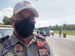 [Vídeo] Comandante do BPRv dá orientações às categorias de transporte