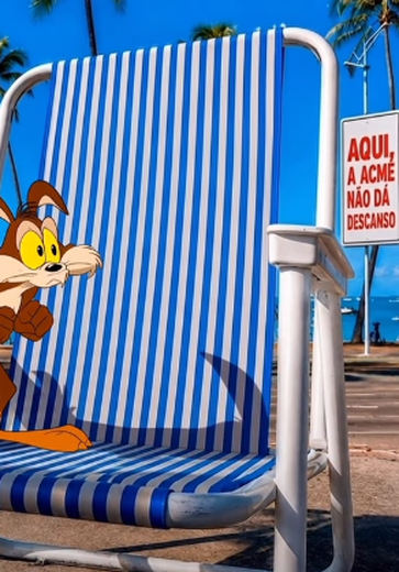 Filme utiliza cadeira gigante de Maceió em ação de divulgação nas redes sociais