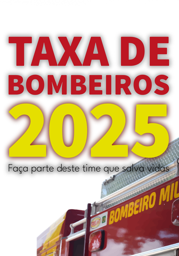 Última remessa de boletos físicos da Taxa de Bombeiros vence nesta quarta-feira