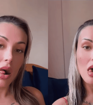 Andressa Urach exibe resultado final de bifurcação de língua; confira