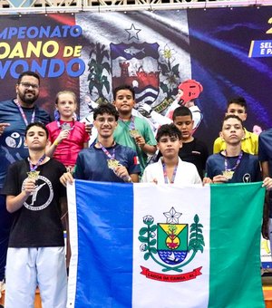 Equipe de Lagoa da Canoa conquista oito ouros no Campeonato Alagoano de Taekwondo