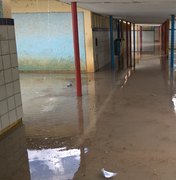 Chuva alaga escola no Cepa e deixa alunos sem aulas até o dia 19