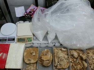 PF descobre laboratório de refino de crack em Arapiraca