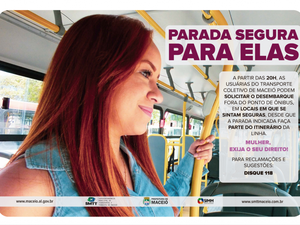 SMTT intensifica campanha 'Parada Segura' nos coletivos de Maceió