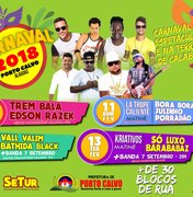 Porto Calvo divulga programação do Carnaval 2018
