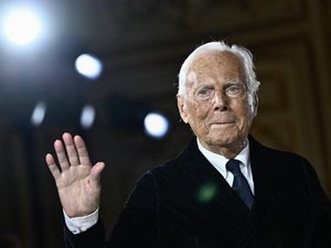 Morre o estilista italiano Giorgio Armani, ícone da moda, aos 91 anos