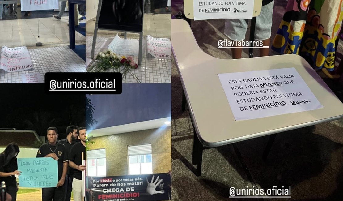 Amigos de alagoana assassinada em hotel de Aracaju fazem ato em memória da vítima