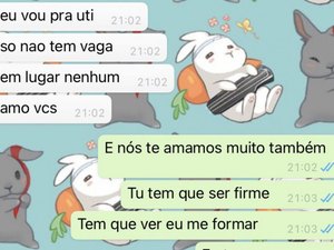 Internauta emociona com última mensagem da mãe, morta aos 42 anos pela Covid-19