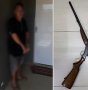 Homem é preso em flagrante por tentativa de homicídio e posse ilegal de arma em Batalha