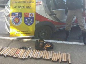 Torcedores regatianos são presos com granadas em Maceió