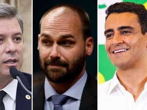 Lista de Eduardo com candidatos da família Bolsonaro em AL exclui Bebeto e JHC; confira