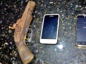 Jovem é preso com arma de fabricação artesanal em Boca da Mata