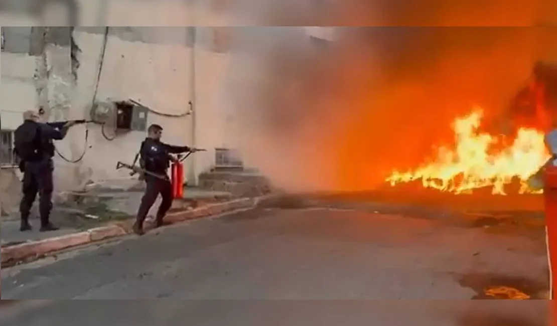 Morador grava confronto que fechou Avenida Brasil: 'Muito tiro'