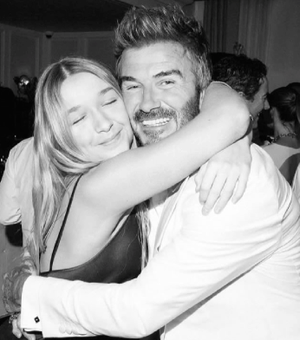 David Beckham homenageia Harper pelos 15 anos