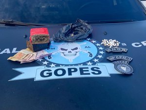 Polícia Militar prende suspeitos de tráfico e apreende drogas em Teotônio Vilela e Maceió