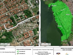 Defesa Civil interdita via no Pinheiro para demolições de imóveis