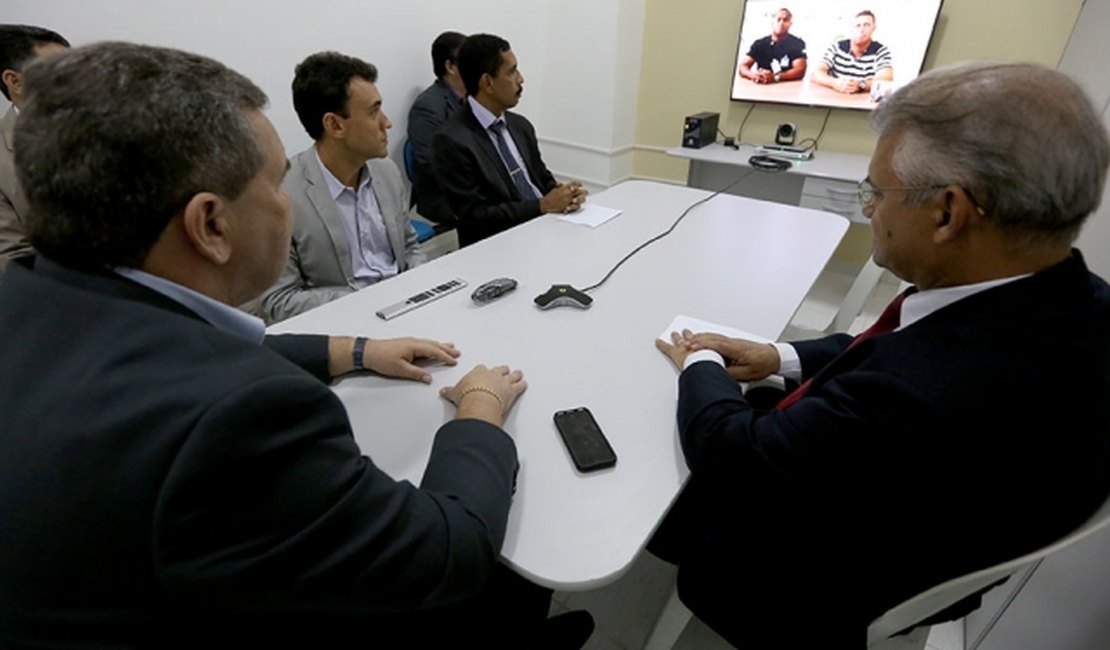 Videoconferência com presos vai acelerar processos em Alagoas