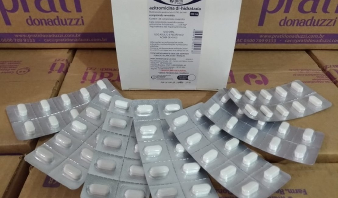Sesau distribui 100 mil comprimidos de azitromicina aos 102 municípios de Alagoas 